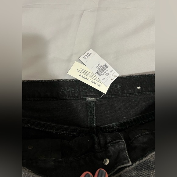 Black ripped jean shorts - Picture 2 of 4